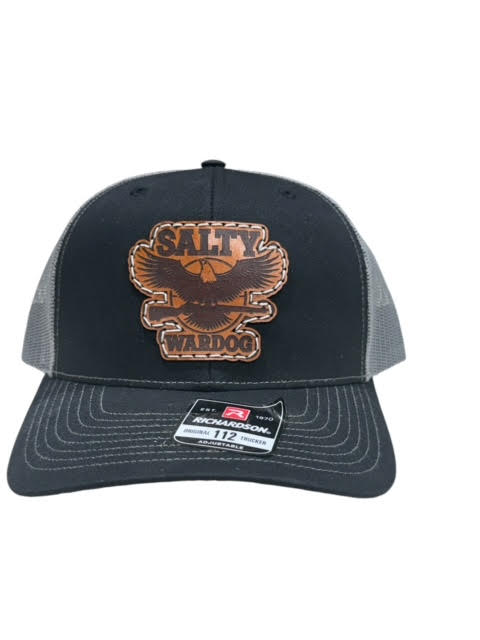 Salty Wardog Embroidered Hat - Mesh Black